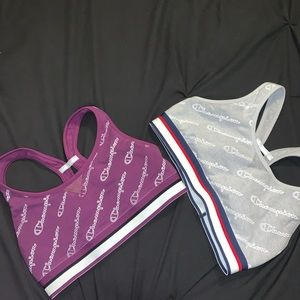 2 champion sport bras nwt